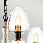 uvegburas csillar antik fenyes rez fekete retro modern elegans design napali konyha polgari lampa vilagitas.jpg